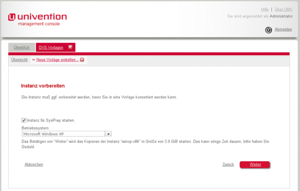 Das Erstellung von Vorlagen