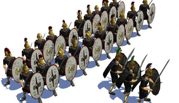 Die neue Thrakische Einheit der Schwarzmäntel. (Bild: Wildfire Games - CC-BY-SA 3.0)