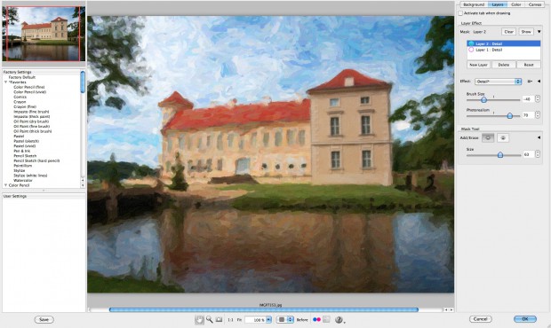 Snap Art 3 - hoher Detailgrad im Maskenbereich  (Bild: Andreas Donath)