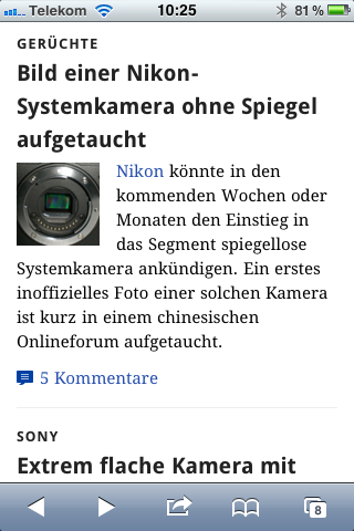 Weiter Artikel auf der Homepage