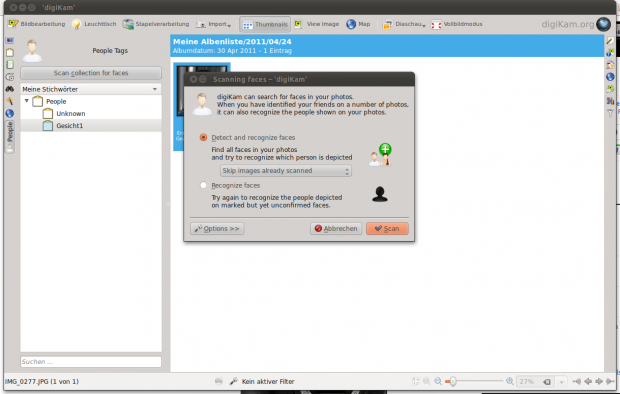 Zeitgleich zu KDE 4.7 erscheint Digikam 2.0. Eine neue Gesichtserkennung...