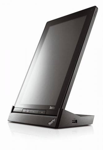 Lenovo Thinkpad Tablet in einer Dockingstation