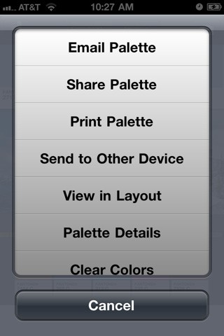 Mypantone 2.0 auf dem iPhone (Bild: Pantone)