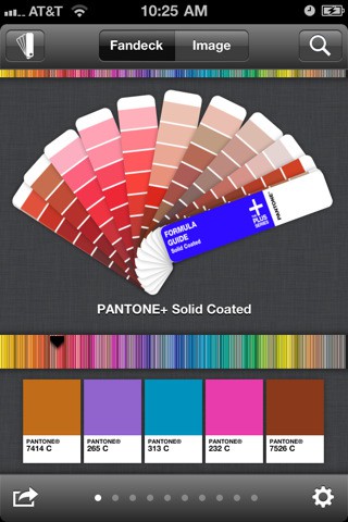 Mypantone 2.0 auf dem iPhone (Bild: Pantone)