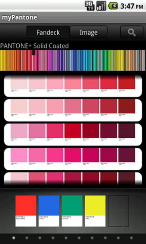 Mypantone 2.0 auf Android (Bild: Pantone)