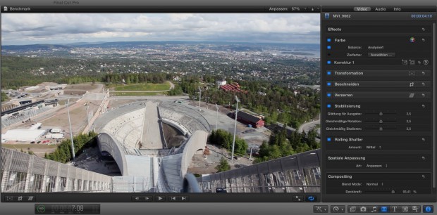 Der Viewer in Final Cut Pro X