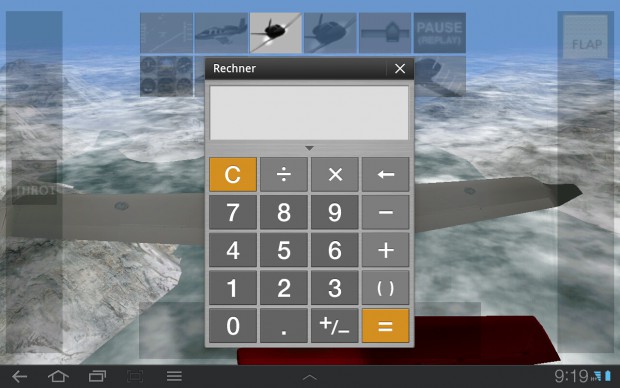 Miniapps lassen sich über Anwendungen legen...