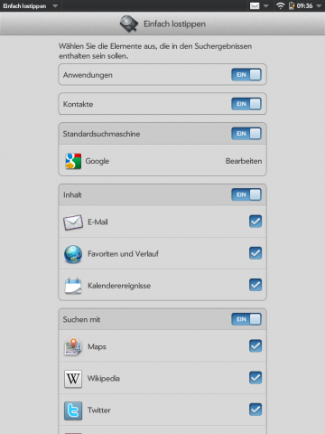 Damit lässt sich aber auch in E-Mails, dem Adressbuch ...