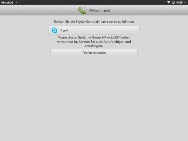 ... Videotelefonie per Skype.