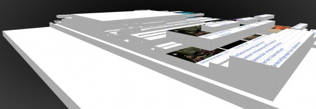 Firefox-Erweiterung Tilt zeigt Golem.de in 3D (Bild: Golem.de)