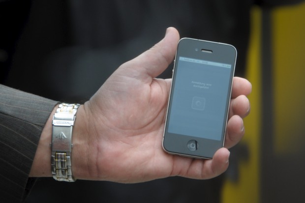 Reinsch bestimmt den Startpunkt über die Ortung des Smartphones.