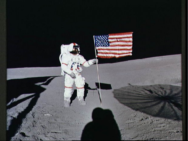 Alan Shepard, fotografiert von Mitchell (Foto: Nasa)