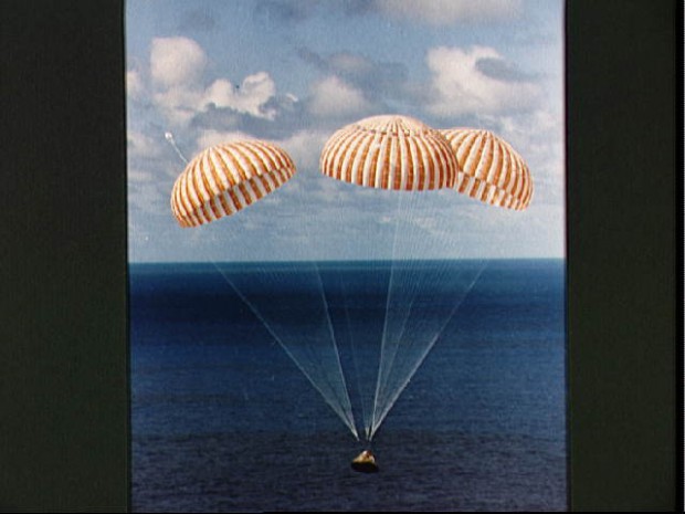 Rückkehr der Apollo 14 (Foto: Nasa)