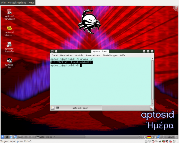 Die Linux-Distribution bringt einen eigenen Linux-Kernel mit.