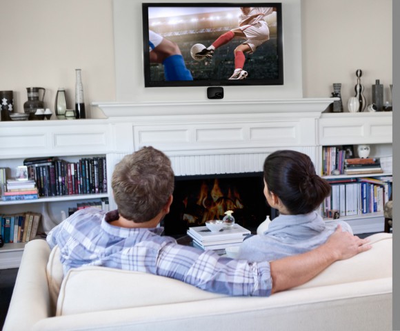 Belkin Screencast AV - die Empfangseinheit kann auch an der Wand befestigt werden (Bild: Hersteller)