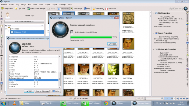 Offizieller Screenshot des Digikam-Teams