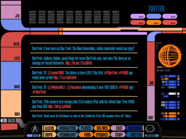 Star Trek PADD - Star-Trek-Datenbank für das iPad (Bild: Golem.de)
