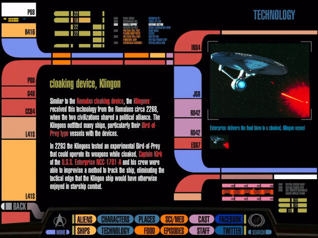 Star Trek PADD - Star-Trek-Datenbank für das iPad (Bild: Golem.de)