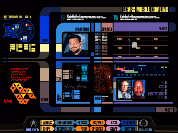 Star Trek PADD - Star-Trek-Datenbank für das iPad (Bild: Golem.de)