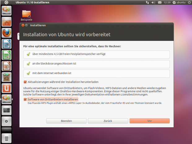 Am Installer hat sich bislang nichts geändert.