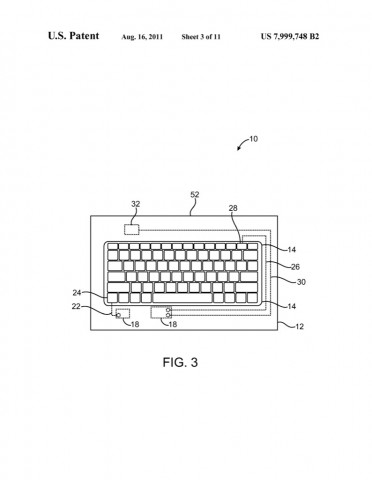 US-Patent 7,999,748 (Bild: US-Patent- und Markenamt/Apple)