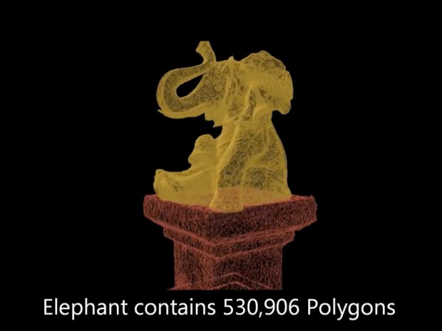 Unlimited Detail von Euclideon - Bilder aus dem Herstellervideo