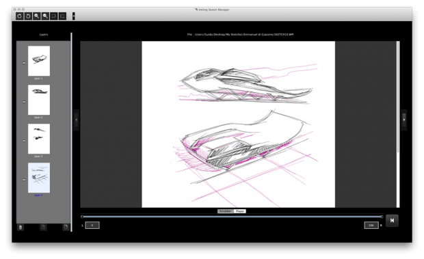 Mac-Software von Wacom Inkling (Bild: Wacom)