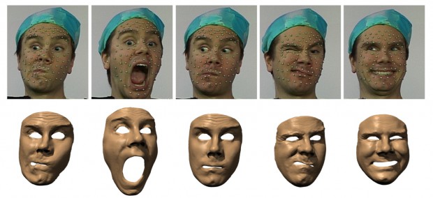 Neues System soll die Mimik menschlicher Gesichter nachbilden.