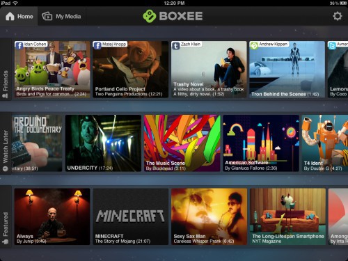 Boxee für iPad (Bild: Boxee)