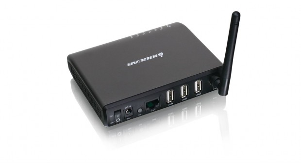 Wireless 4-Port USB Sharing Station (Bild: Iogear)