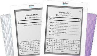 Die virtuelle Tastatur ermöglicht eine Volltextsuche. (Bild: Kobo)