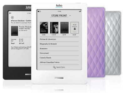 Das Gerät gibt es in vier verschiedenen Farben. (Bild: Kobo)