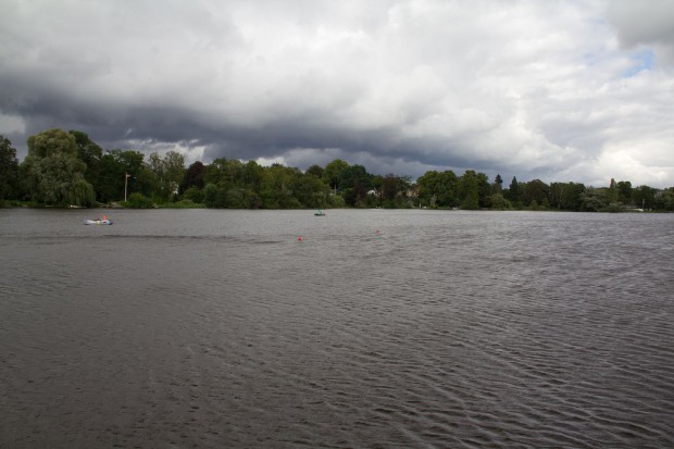 Die Bedingungen waren nicht ideal. (Foto: Werner Pluta/Golem.de)