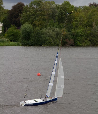 Die mittlere Klasse, die Sailbots, stammt aus den USA. (Foto: Werner Pluta/Golem.de)