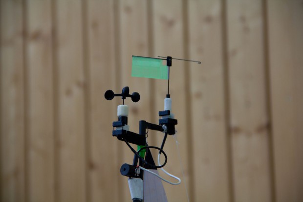 Das Wichtigste am Segelboot: Windmesser und Verklicker - hier bei Team Germany Green (Foto: Werner Pluta/Golem.de)