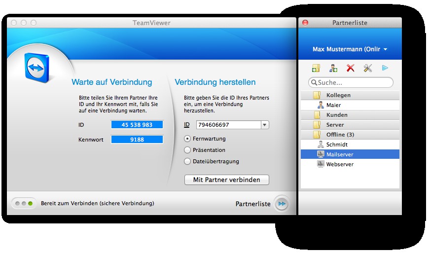 teamviewer for mac os x 10.8.5