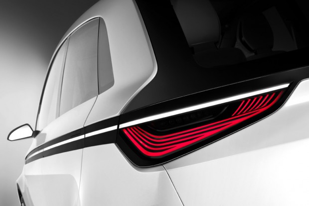 Das Leuchtband des A2 Concept (Bild: Audi)