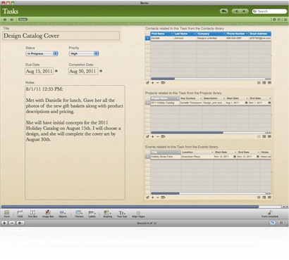 bento filemaker bento filemaker