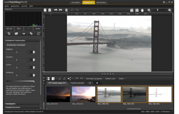 Corel Paintshop Pro X4 (Bild: Corel)