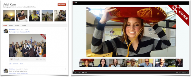 Google+: mit Hangoust "On Air"