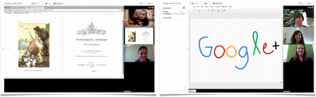Bildschirm teilen per Google+