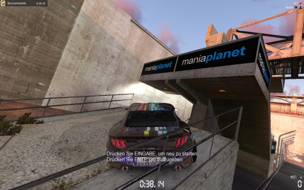 Ein Sprung ist nicht geglückt, der Neustart wohl unumgänglich.