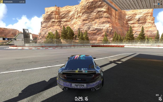 Viele Strecken setzen auf ein Canyon-Setting.