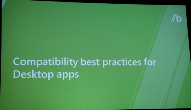 Kompatibilität von Desktop-Applikationen mit Windows 8: Vortrag von Uday Shivaswamy