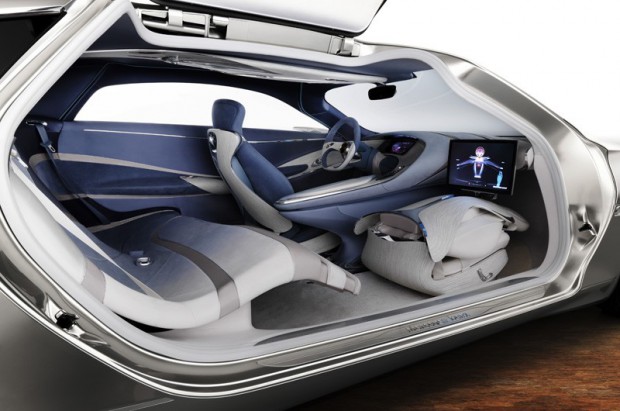 Das Hightech-Cockpit des F125 (Bild: Daimler/Mercedes)
