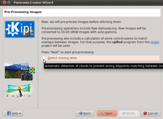 Der Assistent des Panoramamoduls (Bild: Mohamed Malik/ Digikam/CC BY 2.0)