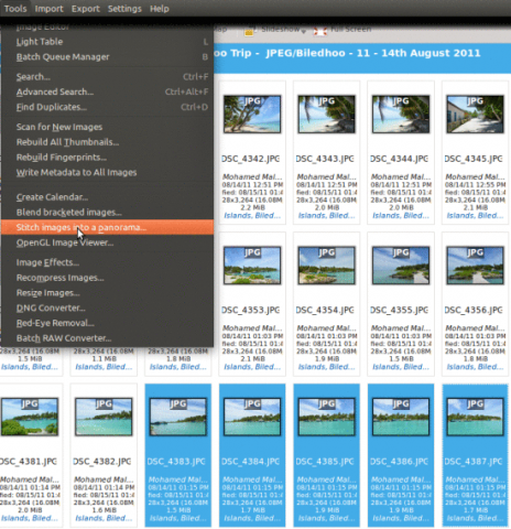 Der Assistent des Panoramamoduls (Bild: Mohamed Malik/Digikam/CC BY 2.0)