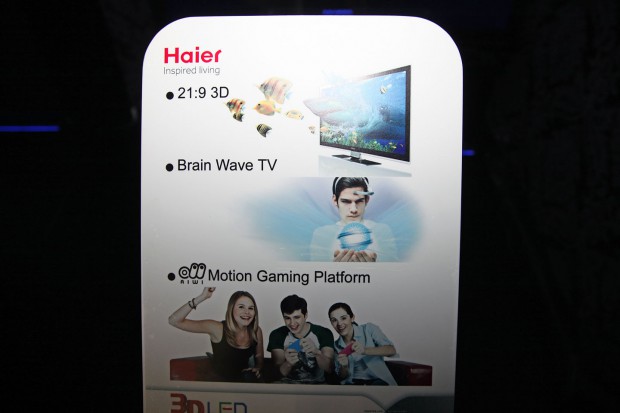 Haier Brain Wave TV - die Fernsehersteuerung mittels Gehirnwellen ist noch Zukunftsmusik. (Bild: Christian Klaß)