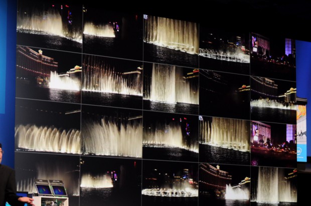 Intel zeigt die Rechenleistung des Sandy-Bridge-Nachfolgers Ivy Bridge. (Bild: Nico Ernst)