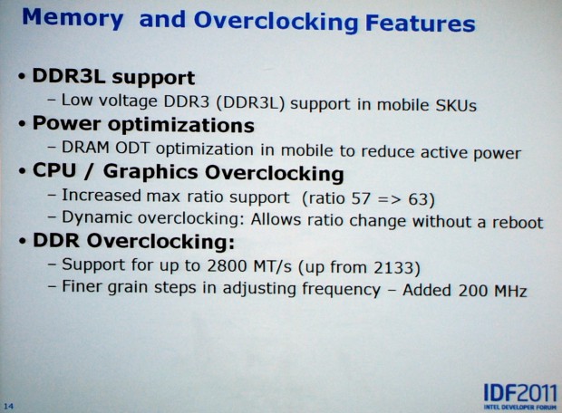 Ivy-Bridge-Präsentation auf dem IDF 2011 (Bild: Nico Ernst)